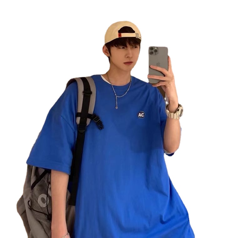 Áo Thun Tay Ngắn Size M-5XL Phong Cách Hàn Quốc Cho Nam