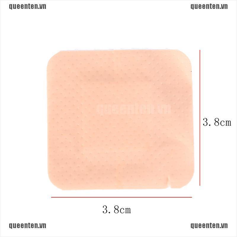 [Hàng mới về] 10 Băng keo cá nhân dẻo 3.8cmx3.8cm hỗ trợ cầm máu vô trùng