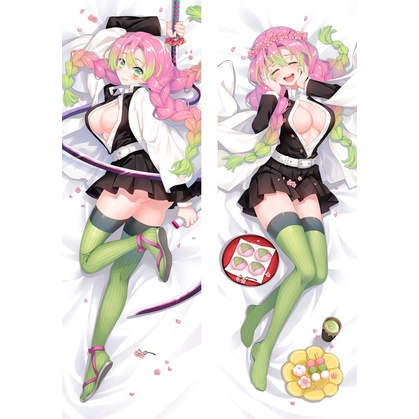 Vỏ Gối In Hình Anime Demon Slayer Agatsuma Zenitsu Dakimakura Kamado Nezuko