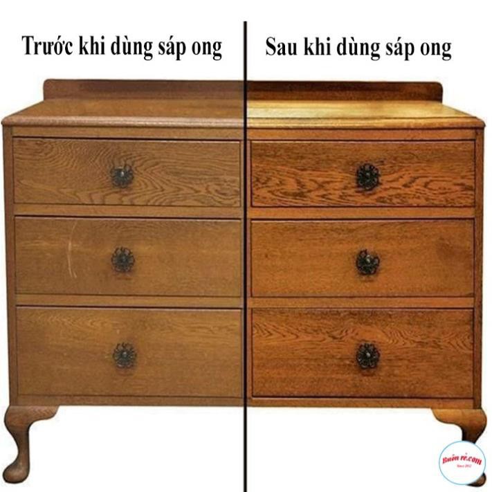 Combo 2 Lọ Sáp Ong Beewax Đánh Bóng Sàn Gỗ Đồ Gỗ-Bàn Ghế Cho Gia Đình