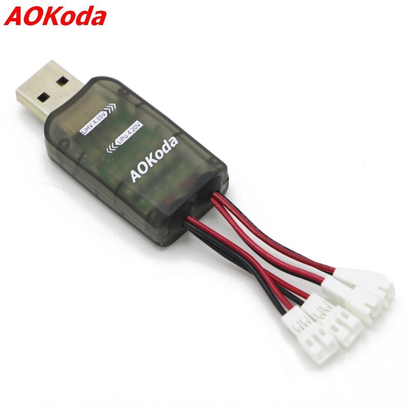 Bộ Sạc Pin Micro USB AOKoda CX405 4CH Cho 1S Lipo LiHV