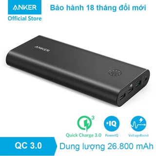 Pin dự phòng anker powercore+ 26800mah, quick charge 3.0 - a1374