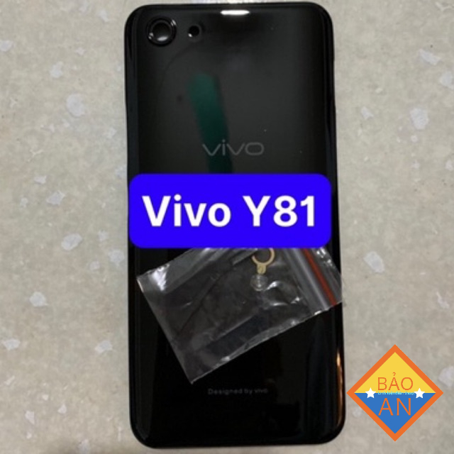 Lưng vỏ vivo Y81 gồn lưng viền,phím bấn , kính cam