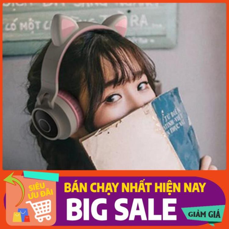 ♥️FREESHIP♥️ Tai Nghe Headphone Tai Mèo Bluetooth  Cute, Có Míc Đàm Thoại , Âm Thanh Cực Hay, Bảo Hành 12 Tháng | BigBuy360 - bigbuy360.vn