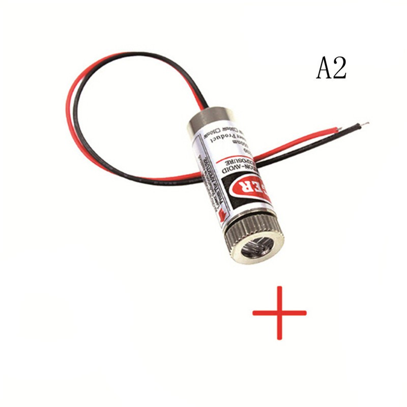 Đầu thấu kính có thể lấy nét 650nm 5mW chấm đỏ / đường / chữ thập chất lượng cao