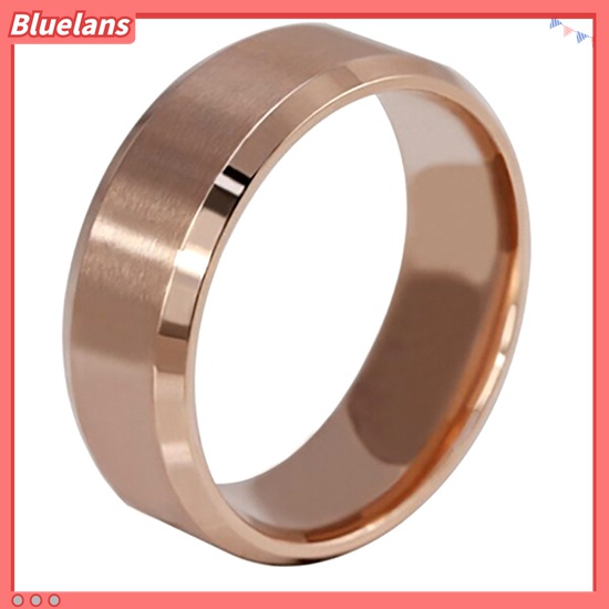 Nhẫn Thép Titan Mạ Vàng 18K Bản Rộng 8mm Kích Thước US 5-14