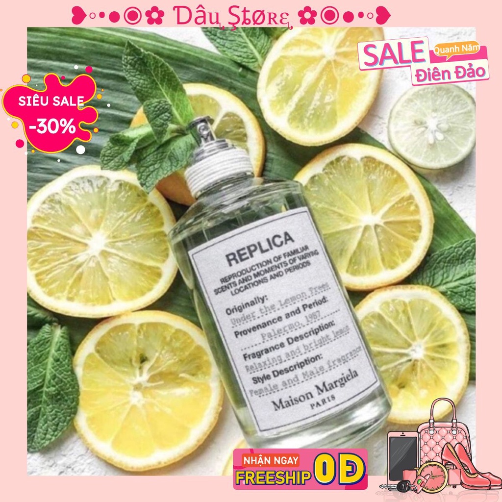 [Dâu Store] Nước hoa Replica Under the lemon tree Test 10ml/20ml EDP Spray / Chuẩn authentic [NeW] Chính hãng