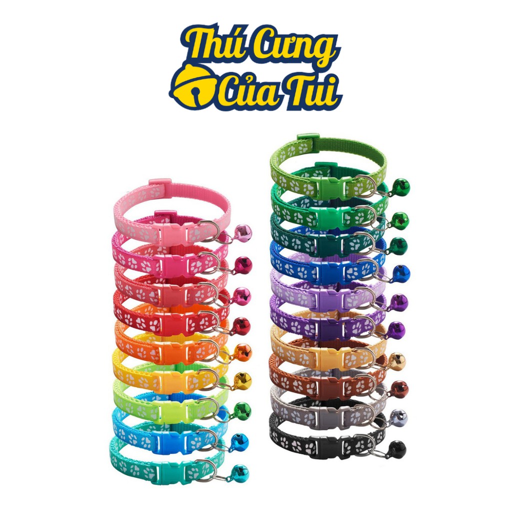 Vòng Cổ Lục Lạc Cho Thú Cưng Chó Mèo - Thú Cưng Của Tui