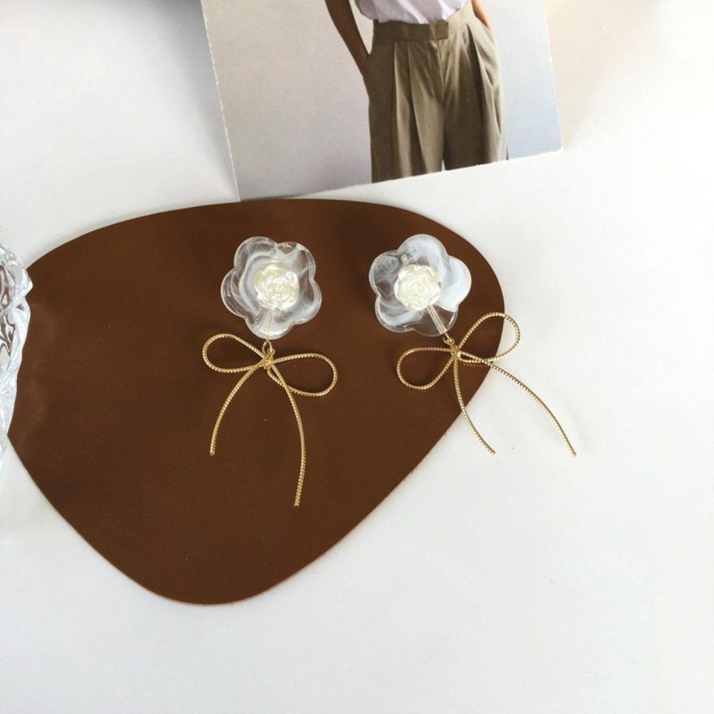 Bông Tai Hình Hoa Nơ Thời Trang Xuân Hè Cho Nữ