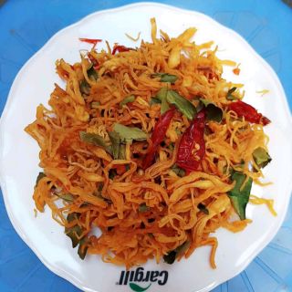 Combo 500g khô gà + 500g cơm cháy lắc khô gà