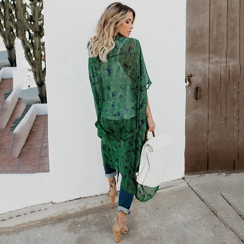 Áo khoác hoạ tiết hoa chống nắng cho nữ | BigBuy360 - bigbuy360.vn