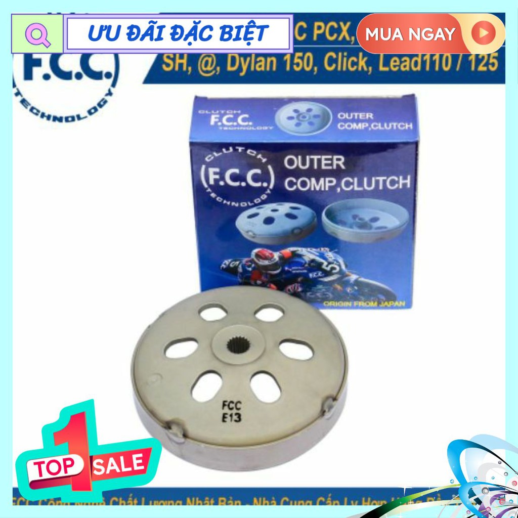 Chuông FCC PCX Sh Ab Lead Vario Vision (AirBlade Vision 110 Vision125 @ Ps Dylan nồi ly hợp truyền động Air Blade, E13