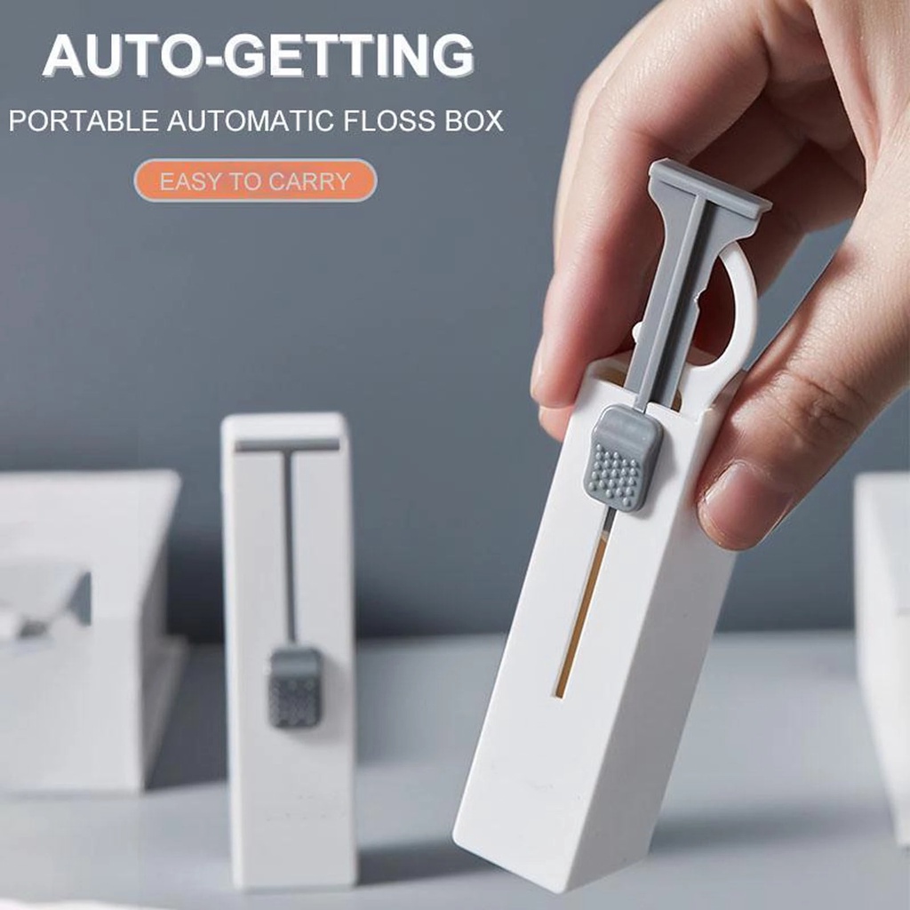 Hộp 50 Giá Đỡ Cuộn Chỉ Nha Khoa Tự Động Dùng Một Lần