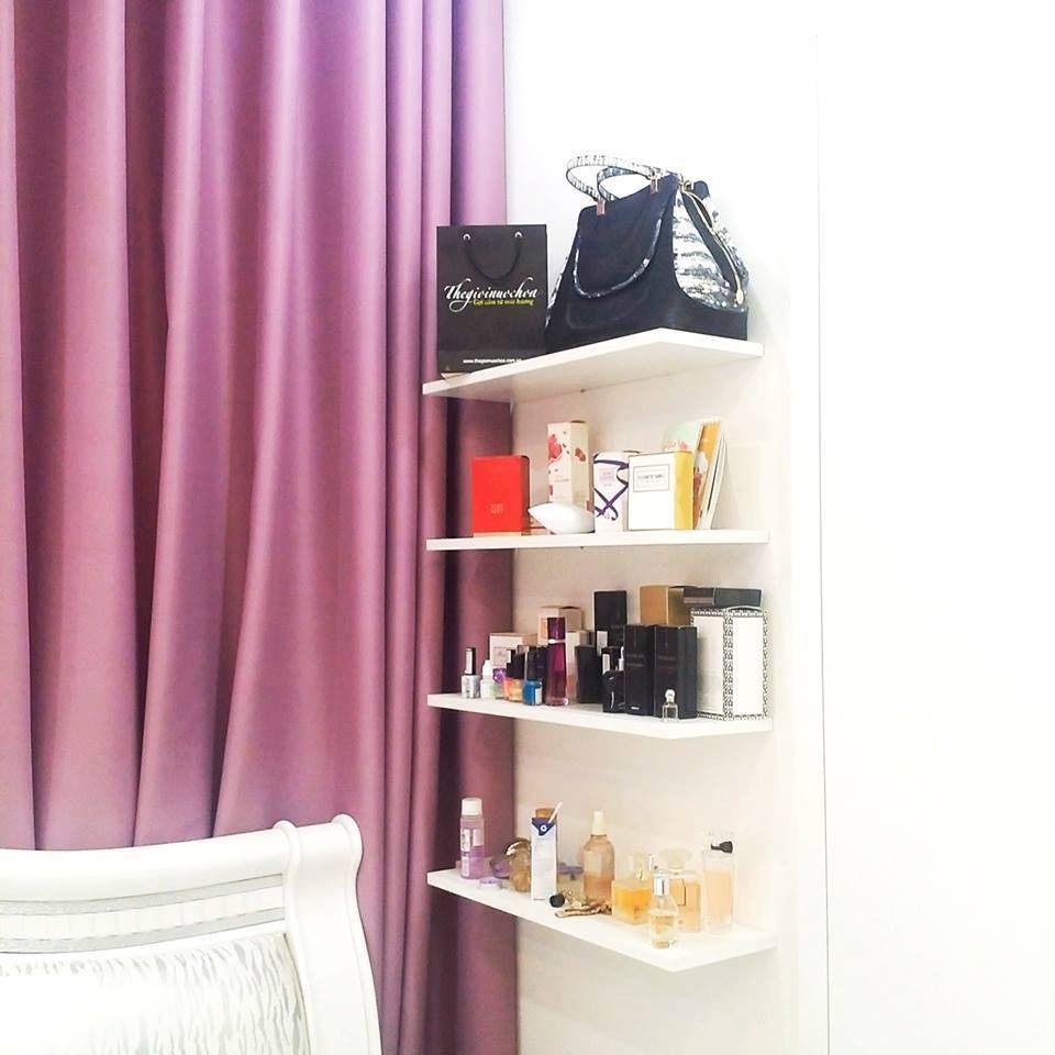 Kệ treo tường Gỗ xanh chống ẩm 1 thanh ngang 80cm sâu 20cm loại gỗ dày 1,8 - 2cm