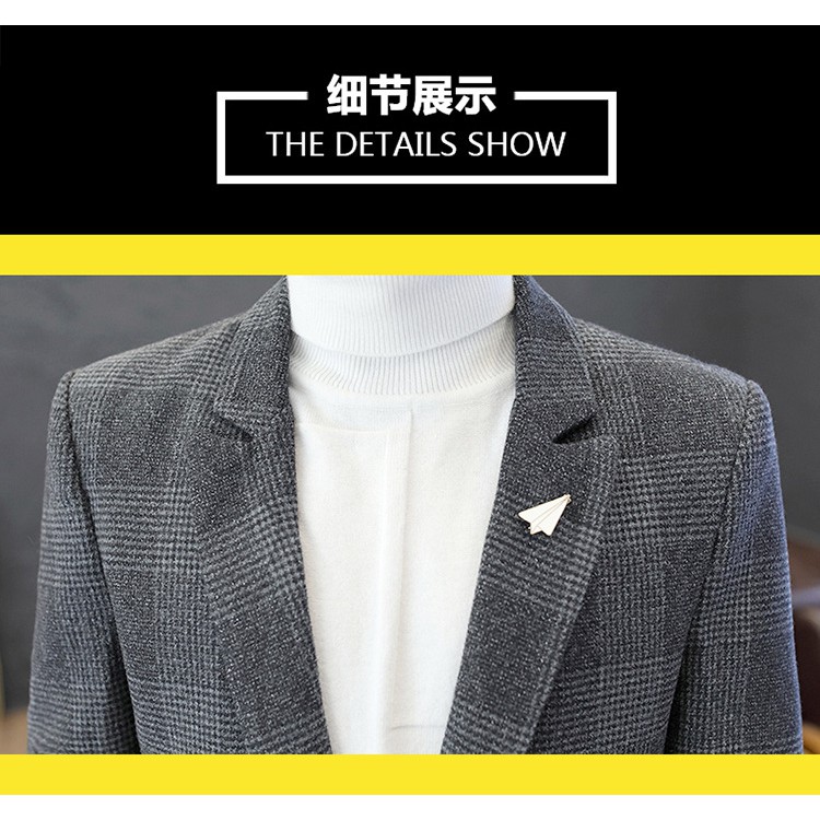 Áo dạ nam caro kẻ