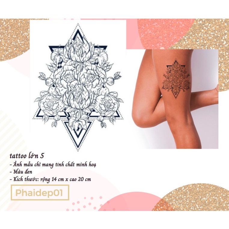 [Mới] Hình xăm dán | henna tattoo | hình xăm tạm thời | tattoo 3d | xăm tạm thời inkaholic