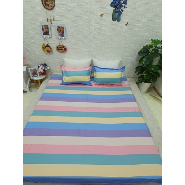 Sét ga gối cotton poly 3 món nhiều mẫu mới nhất 2021 ( Không kèm ruột ) | BigBuy360 - bigbuy360.vn