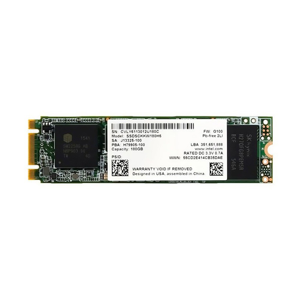 [Mã ELCLXU8 hoàn 8% xu đơn 500K] ổ cứng SSD INTEL 180GB | BigBuy360 - bigbuy360.vn