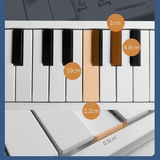 Đàn Piano Gấp Gọn 88 Phím Tích Hợp Bàn Đạp Chuyên Nghiệp -