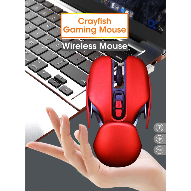Chuột không dây 1600DPI 2.4Ghz Type C 4 Nút Bằng Hợp Kim Nhôm