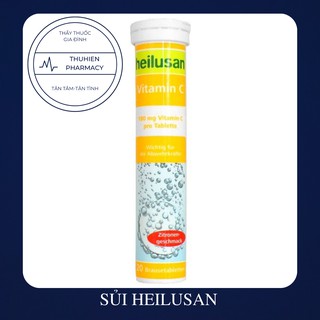 [Hàng chính hãng] Viên C sủi Multivitamin Heilusan bổ sung vitamin Tuýp 20 viên