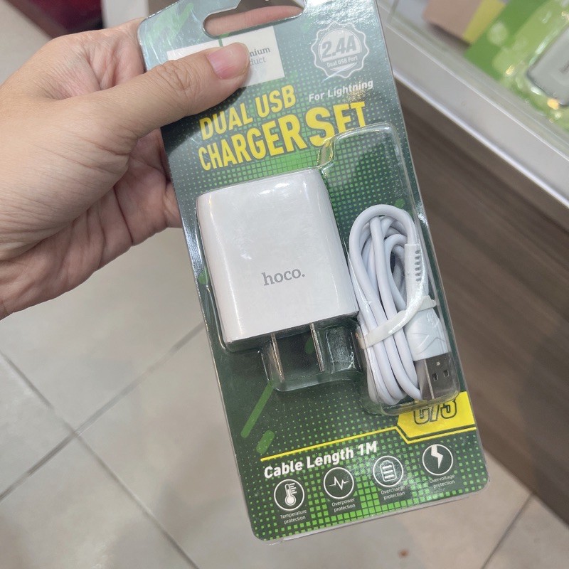 BỘ SẠC C73 chính hãng Hoco {2 đầu ra}