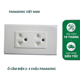 Ổ cắm đôi 3 chấu panasonic