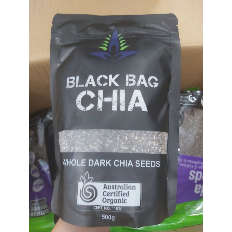 Hạt chia Úc đen Black Bag 500g | BigBuy360 - bigbuy360.vn