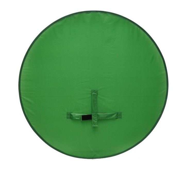 Bảng nền trực tiếp Màn hình xanh Màn hình xanh di động Phông nền màu xanh lá cây một bên Ghế gấp phản xạ