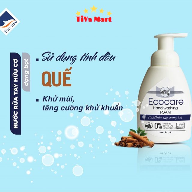[Chính Hãng] Nước Rửa Tay Hữu Cơ Bồ Hòn Và Tinh Dầu Thiên Nhiên An Toàn Cho Da Nhạy Cảm ECOCARE _TiVa Mart | BigBuy360 - bigbuy360.vn