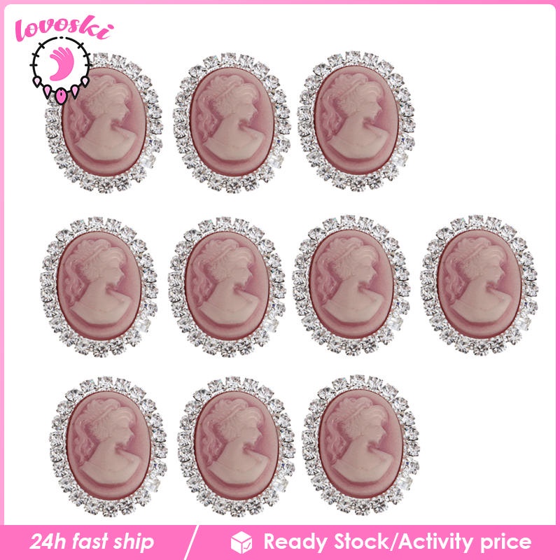 Set 10 NúT ĐíNh Kim Cương Giả NhiềU MàU SắC