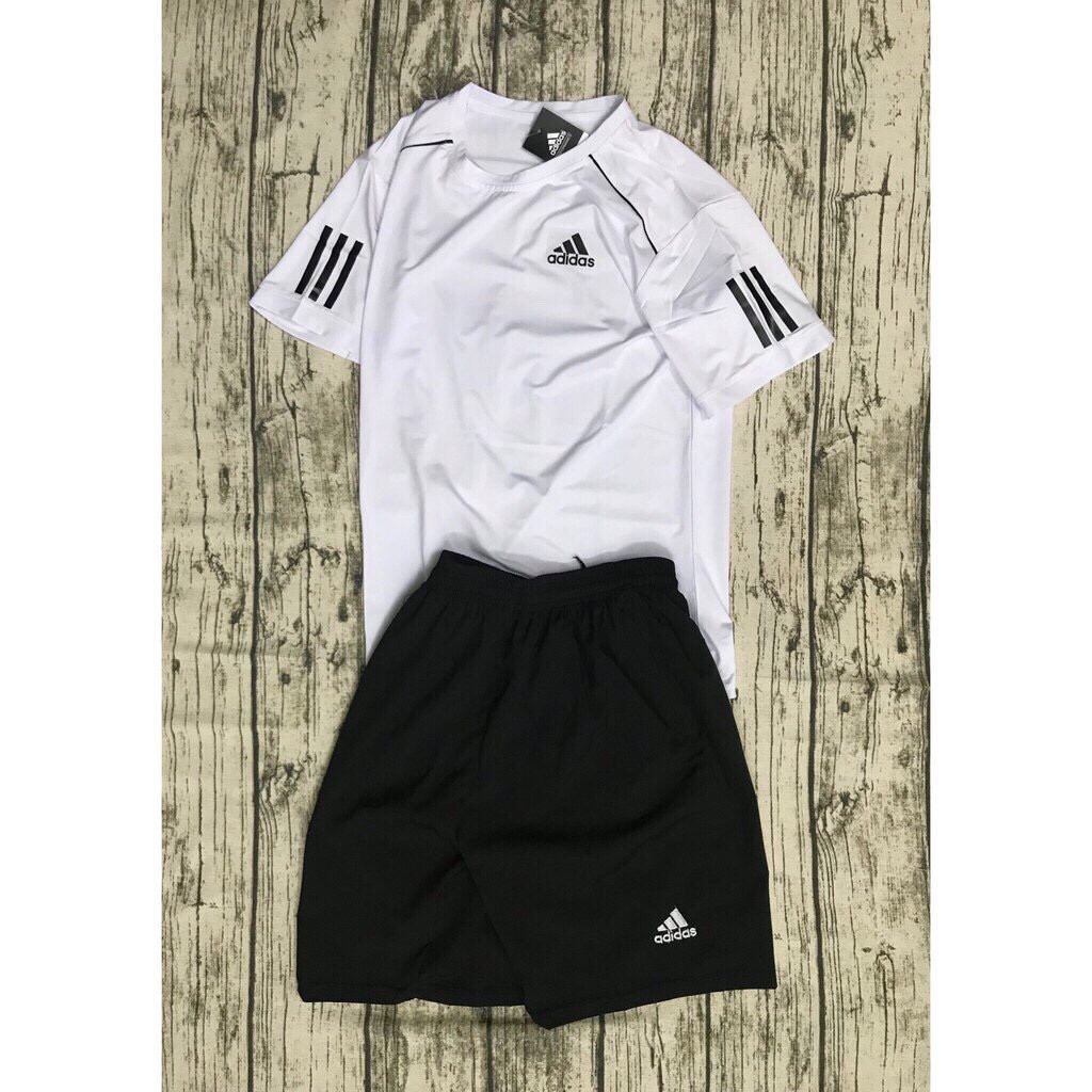 Bộ thể thao cao cấp Adidas 3 vạch viền tay [ hot trend ]