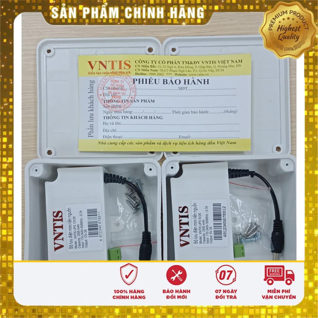 Bộ lưu điện mini liền nguồn VNTIS 5v-2A |bộ lưu điện|bộ lưu điện camera|bộ lưu điện ups|bo luu dien