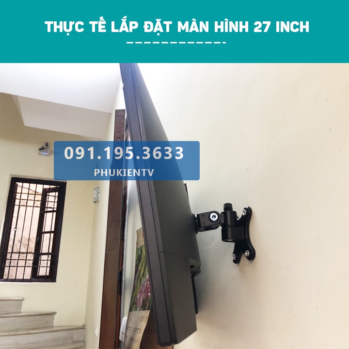 [ #S10 Hợp Kim Nhôm Cao Cấp ] Giá Treo Màn Hình Máy Tính ErgoTek S10 17- 27 Inch ( Upto 32 Inch ) - Xoay 360 Độ
