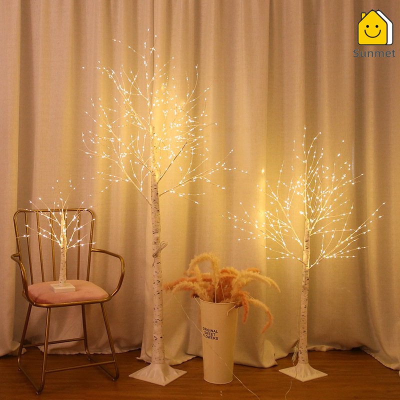 Đèn LED Trang Trí Cây Phong Cách Tây Cao 1m8 Trang Trí Nội Thất, Sảnh Khách Sạn, Nhà Hàng, Sân Vườn, NOEL