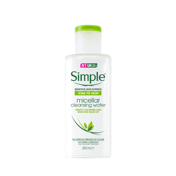 Nước Tẩy Trang Chuyên Dành Cho Da Nhạy Cảm Simple Micellar Cleansing Water 200ml