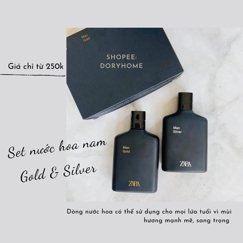 Nước hoa nam ZARA GOLD & SILVER