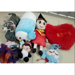 Gấu bông tim bé chibi