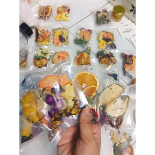 SET 30 GÓI MIX 5 VỊ HOA QUẢ  (KÈM BÌNH, ĐƯỜNG VÀ MẬT ONG)