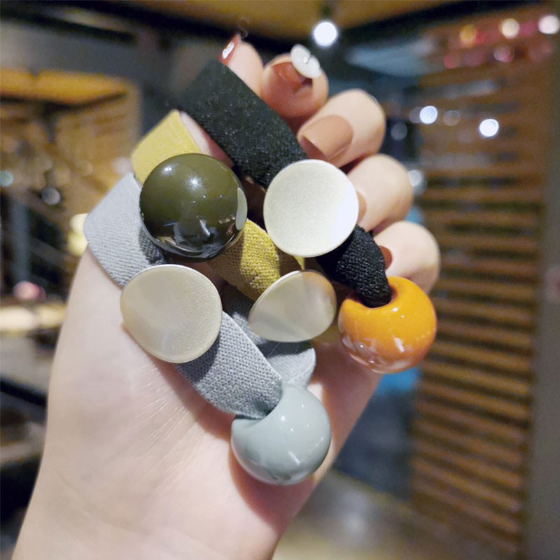 Dây cột tóc màu kẹo ngọt phong cách Hàn Quốc đáng yêu cho nữ B851