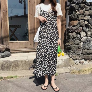SET ĐẦM YẾM KÈM ÁO THUN
