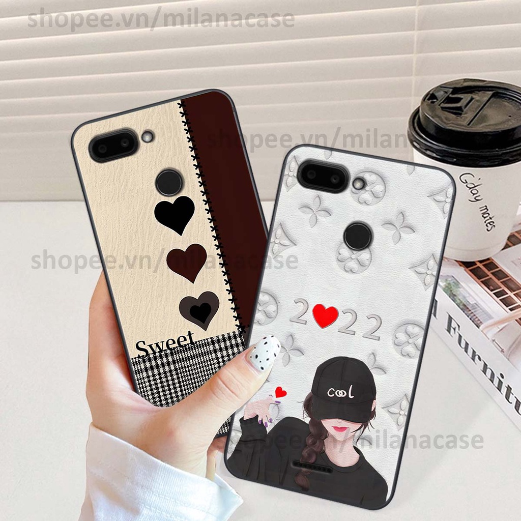 Ốp Xiaomi Redmi 6 hình trái tim be love tình yêu siêu đẹp, cá tính, thời trang