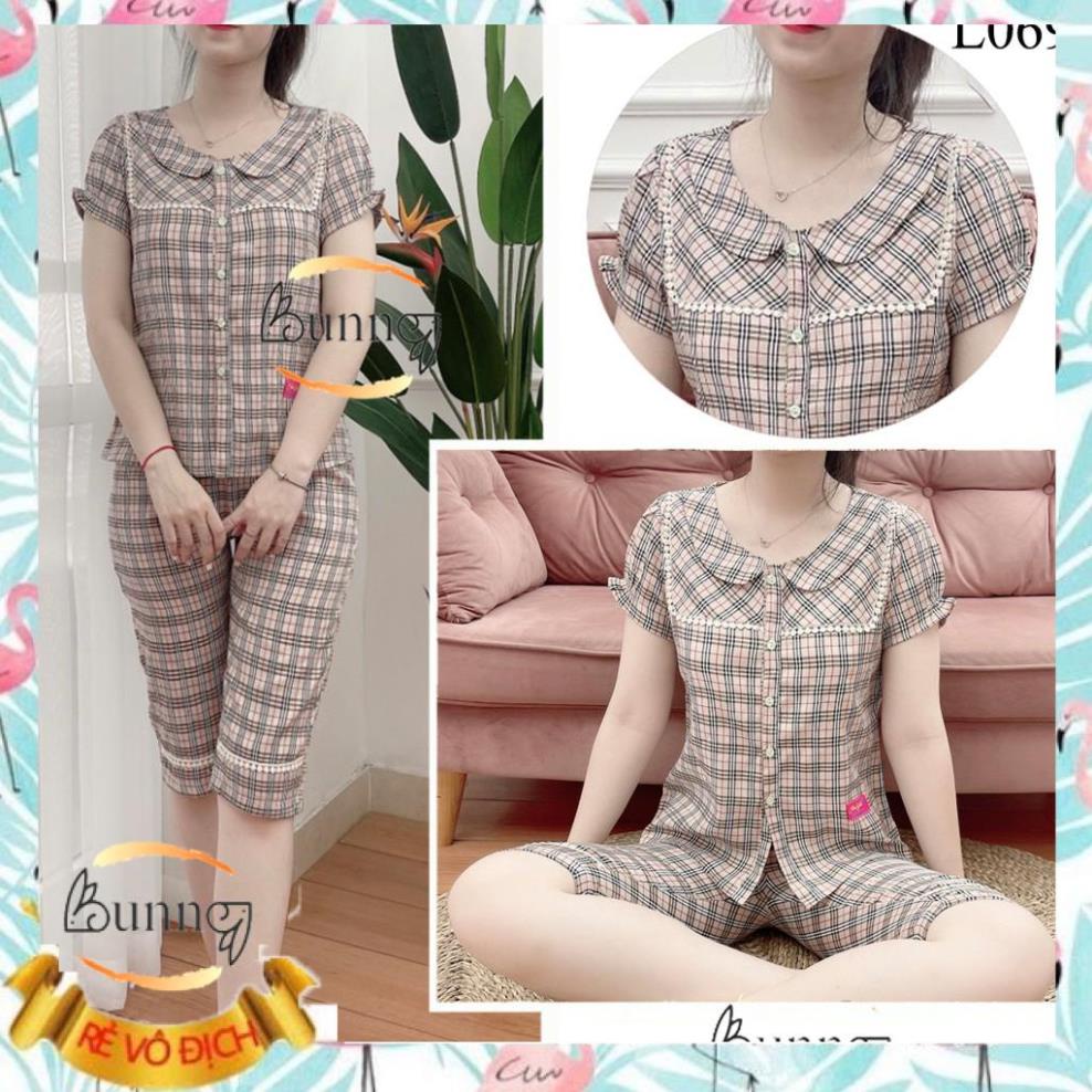 ĐỒ BỘ NỮ MẶC Ở NHÀ, QUẦN ÁO BỘ NỮ MẶC MÙA HÈ MẪU QUẦN LỬNG TAY CỘC ĐẸP !