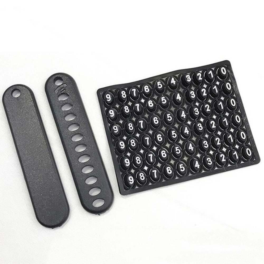 DWAYNE Móc Khóa Dây Da Bện Bằng Số Điện Thoại Chống Thất Lạc Chất Lượng Cao