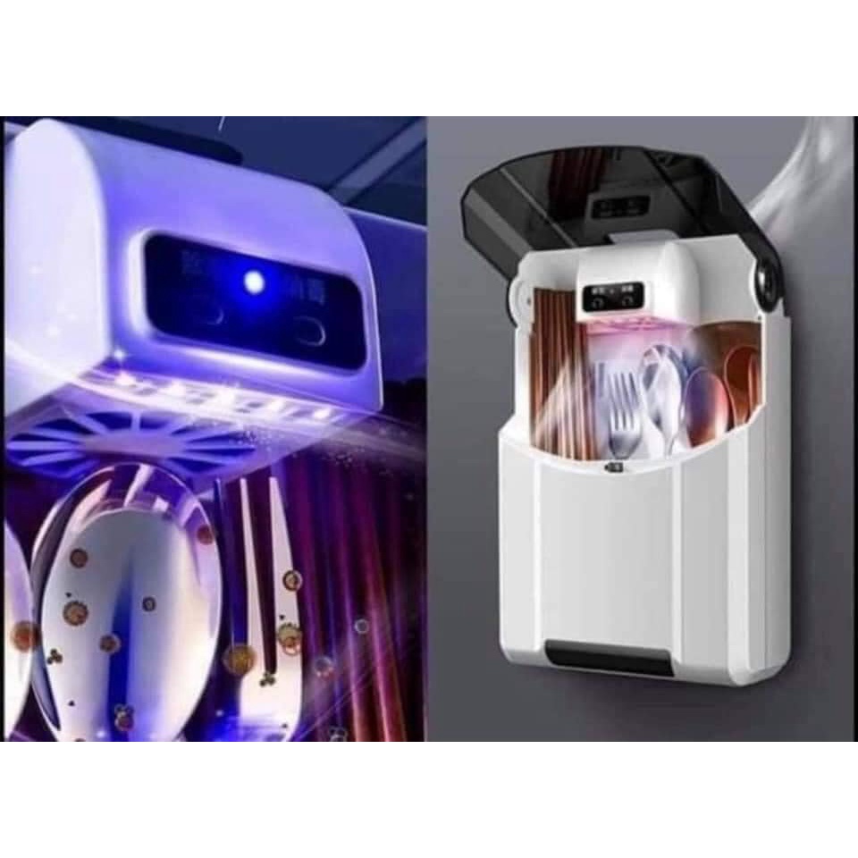 Máy Sấy Khử Khuẩn Đũa Thìa Cao Cấp Tránh Tình Trạng Ẩm Mốc Giúp Bảo Vệ Sức Khỏe - Nhựa PP Cao Cấp Và An Toàn