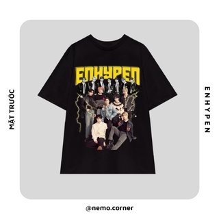 Áo thun unisex in hình nhóm nhạc enhypen ot7