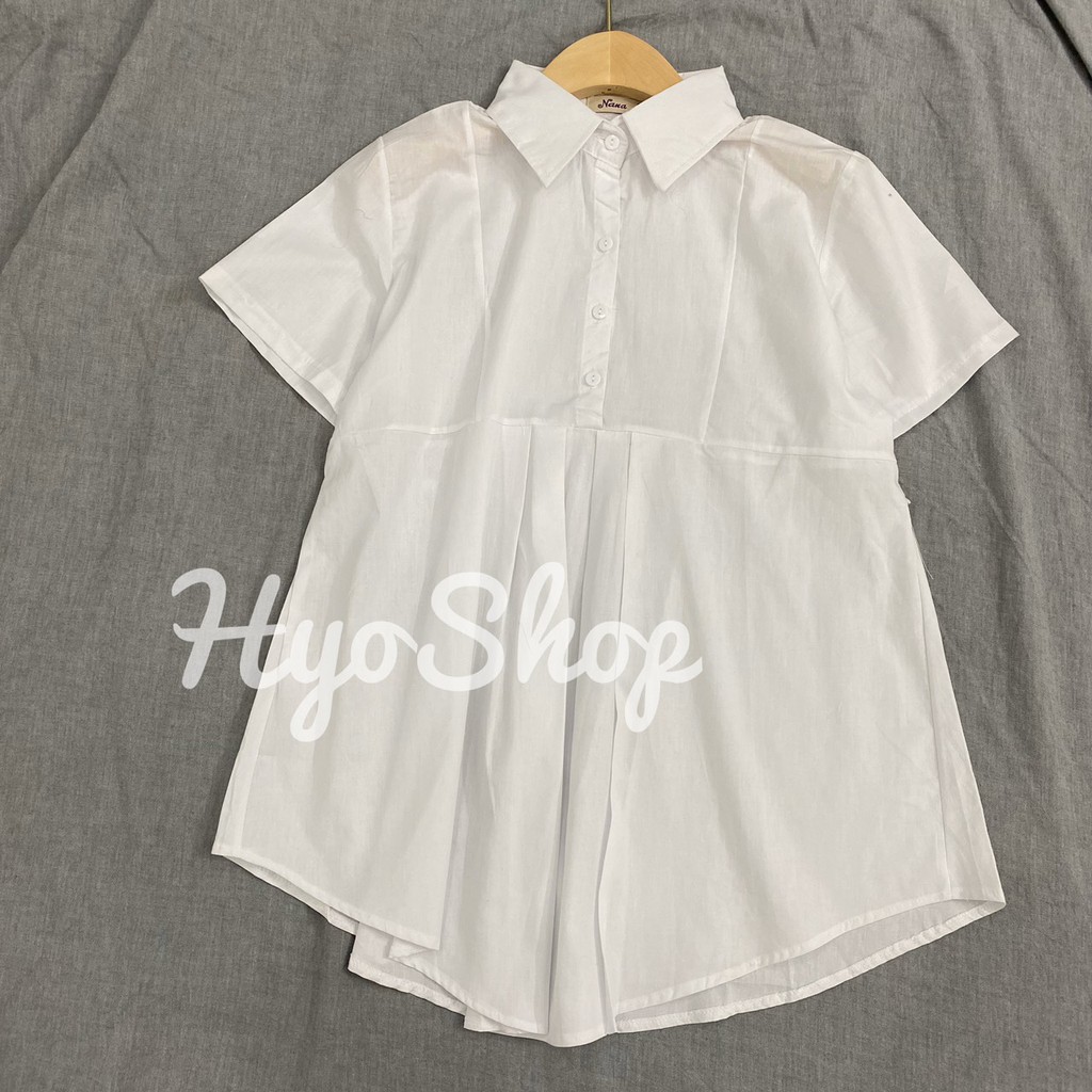 Áo Bầu Công Sở Trơn Mềm Mịn Mát Hyo Shop FreeSize Dưới 70Kg