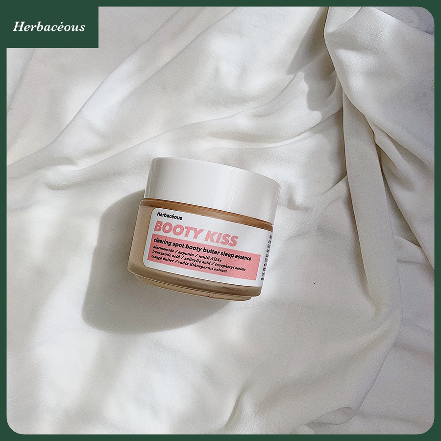 Kem Mờ Thâm Vùng Kín Booty Kiss HERBACECOUS Khử Thâm Vùng Da Nhạy Cảm Làm Đều Màu Da Không Gây Kích Ứng 100g | BigBuy360 - bigbuy360.vn