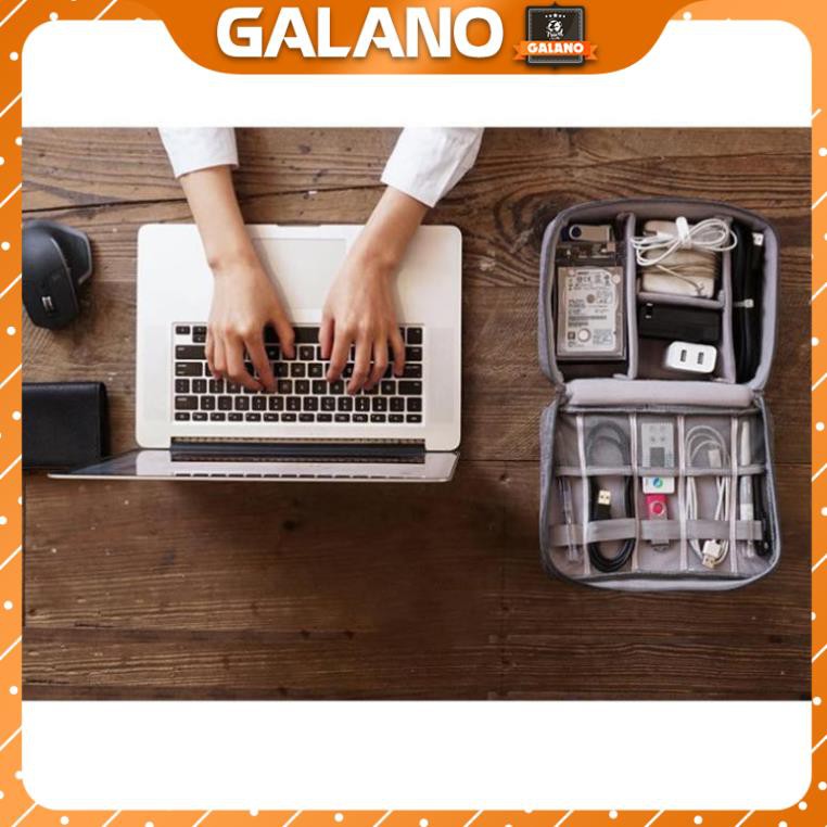 Túi đựng điện thoại nữ GALANO đựng phụ kiện điện thoại, đồ công nghệ, cáp sạc, pin dự phòng và đồ cá nhân TA-001186