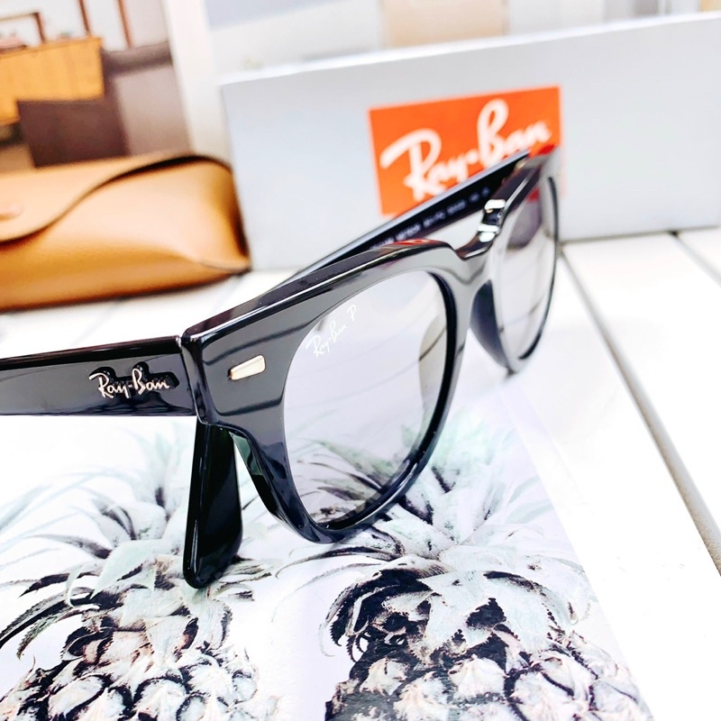 Mắt kính nữ Rb2168 Rayban mắt P- dòng phân cực chống chói, loá cực tốt. Lens xám trong